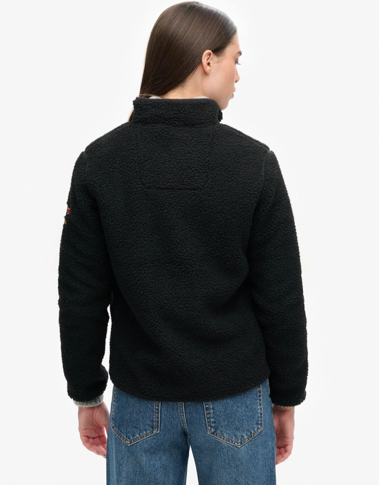 Outdoor Full Zip Fleece - Black