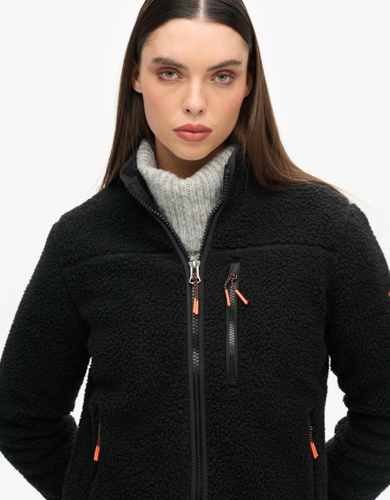 Outdoor Full Zip Fleece - Black