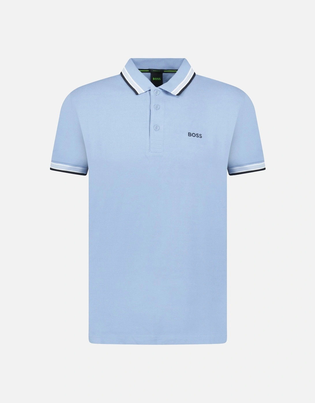 Paddy Polo Shirt Open Blue, 4 of 3