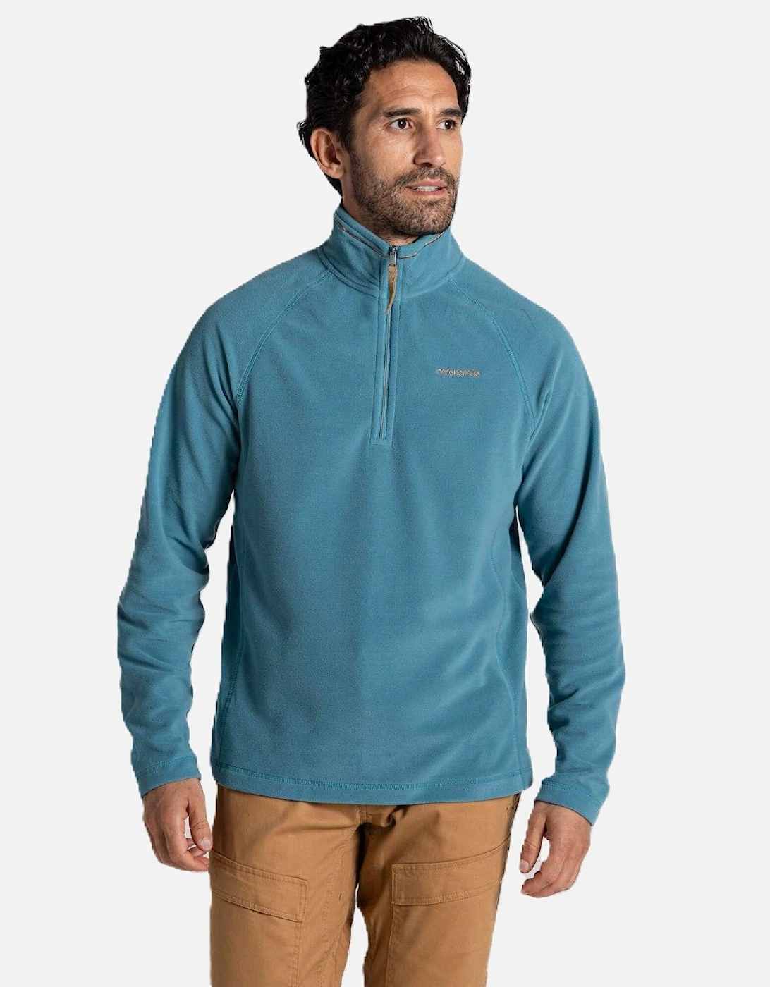 Mens National Trust Corey Half Zip Fleece, 2 of 1