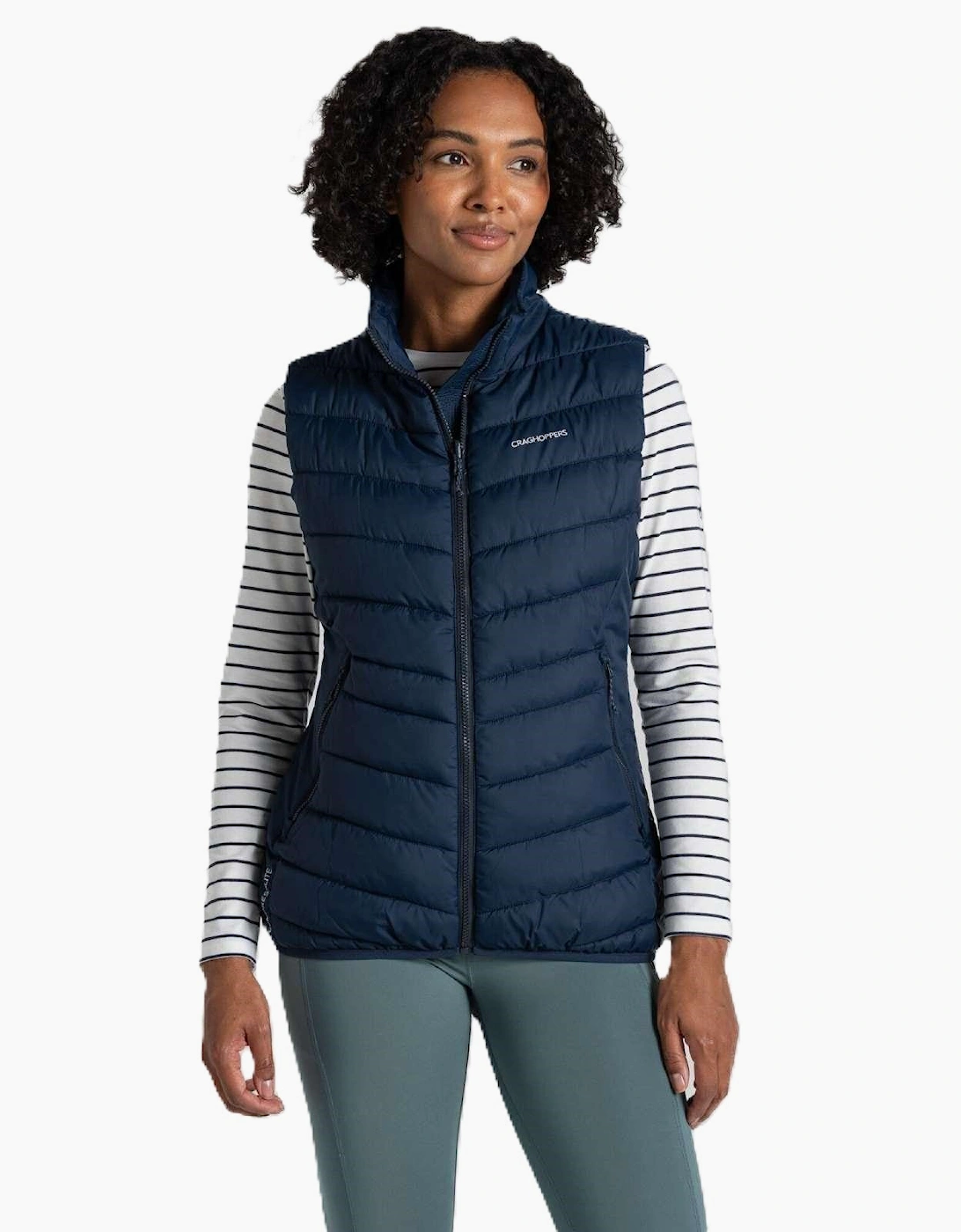 Craghoppers Women's Navy Complite Ix Padded Packable Gilet  Size 8