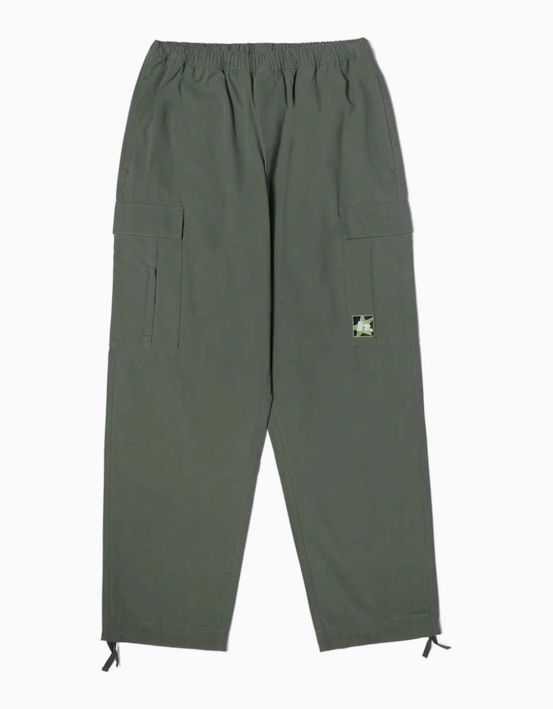 Men's HUF Sage Leisure Cargo Pant Trousers - Green - Size: 36/37