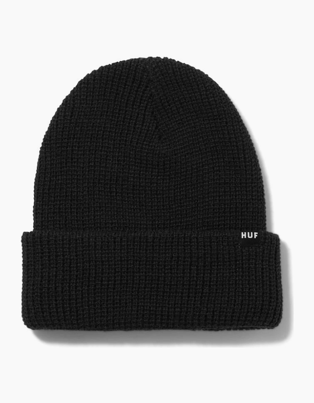 Men's HUF Black Set Usual Beanie Hat - Size: ONESIZE