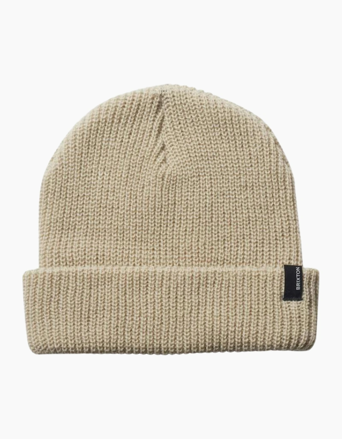 Men's Brixton Beige Heist Beanie Hat - Cream - Size: ONESIZE