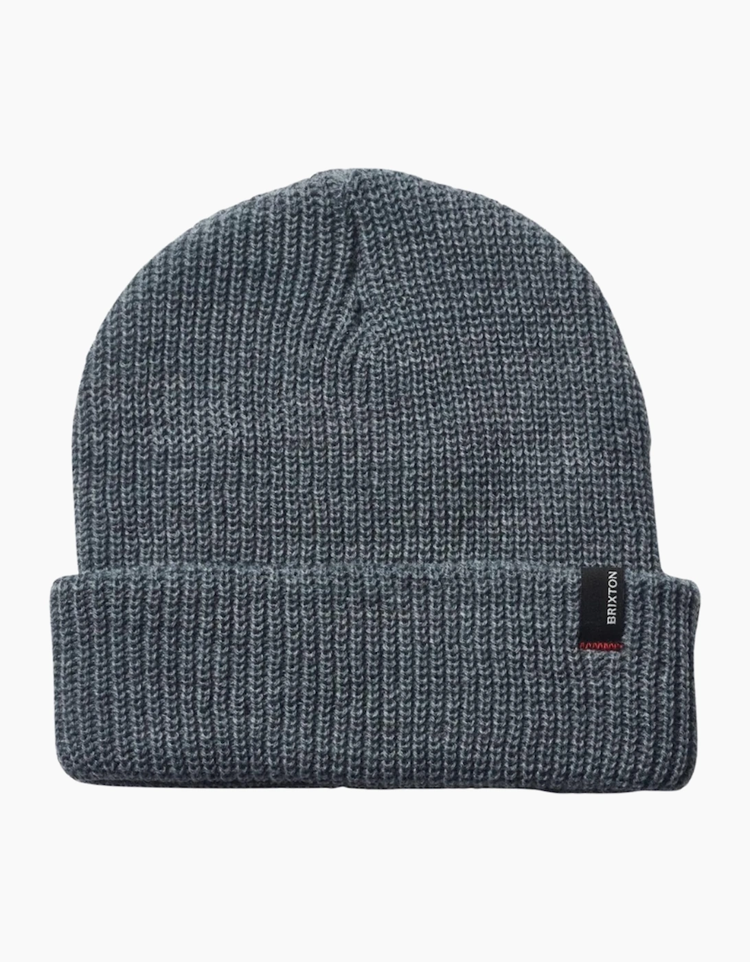Men's Brixton Heather Grey Heist Beanie Hat - Cream - Size: ONESIZE