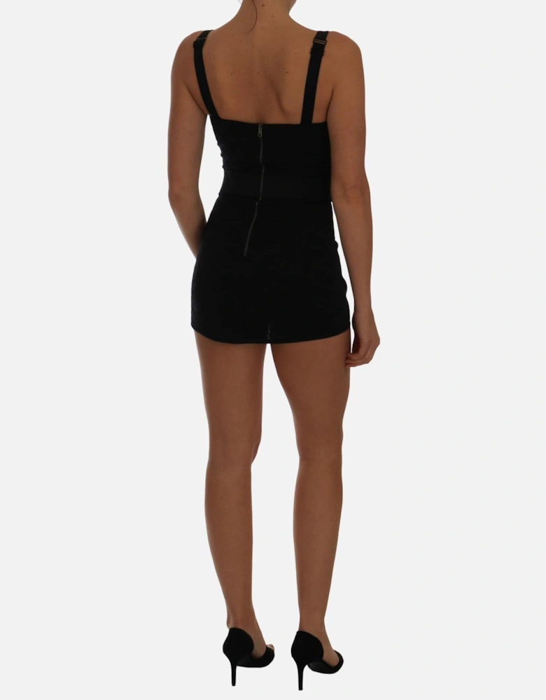 Dolce Gabbana Sleeveless Sweetheart Dress Women - Black T-Shirts