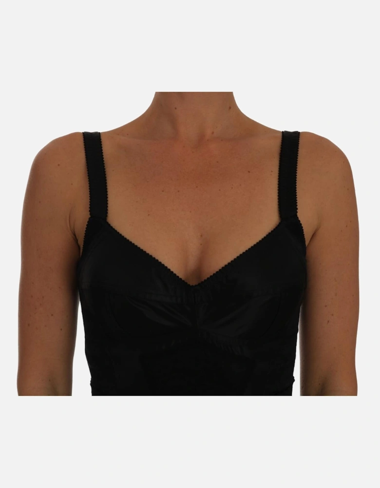 Dolce Gabbana Sleeveless Sweetheart Dress Women - Black T-Shirts