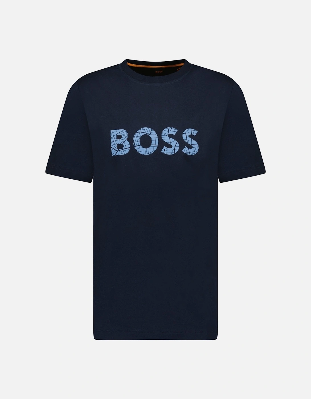 Blue Rubberised Logo T-Shirt Navy, 4 of 3