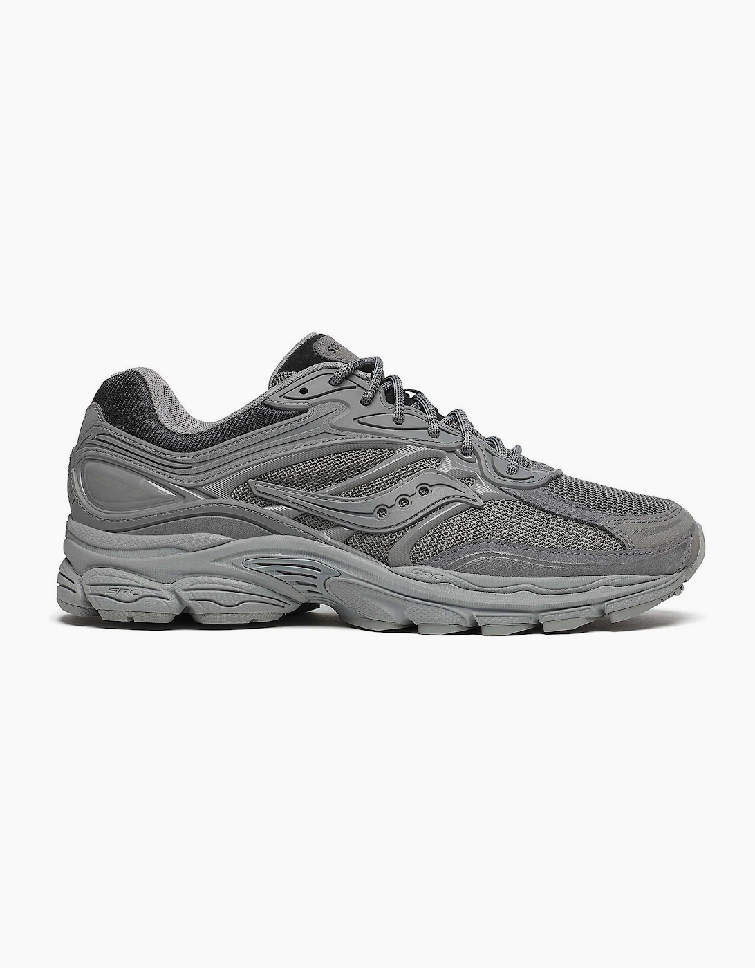 Saucony Unisex Grey Pro Grid Omni 9 "Armour Pack" Trainers - Size: Uk 9