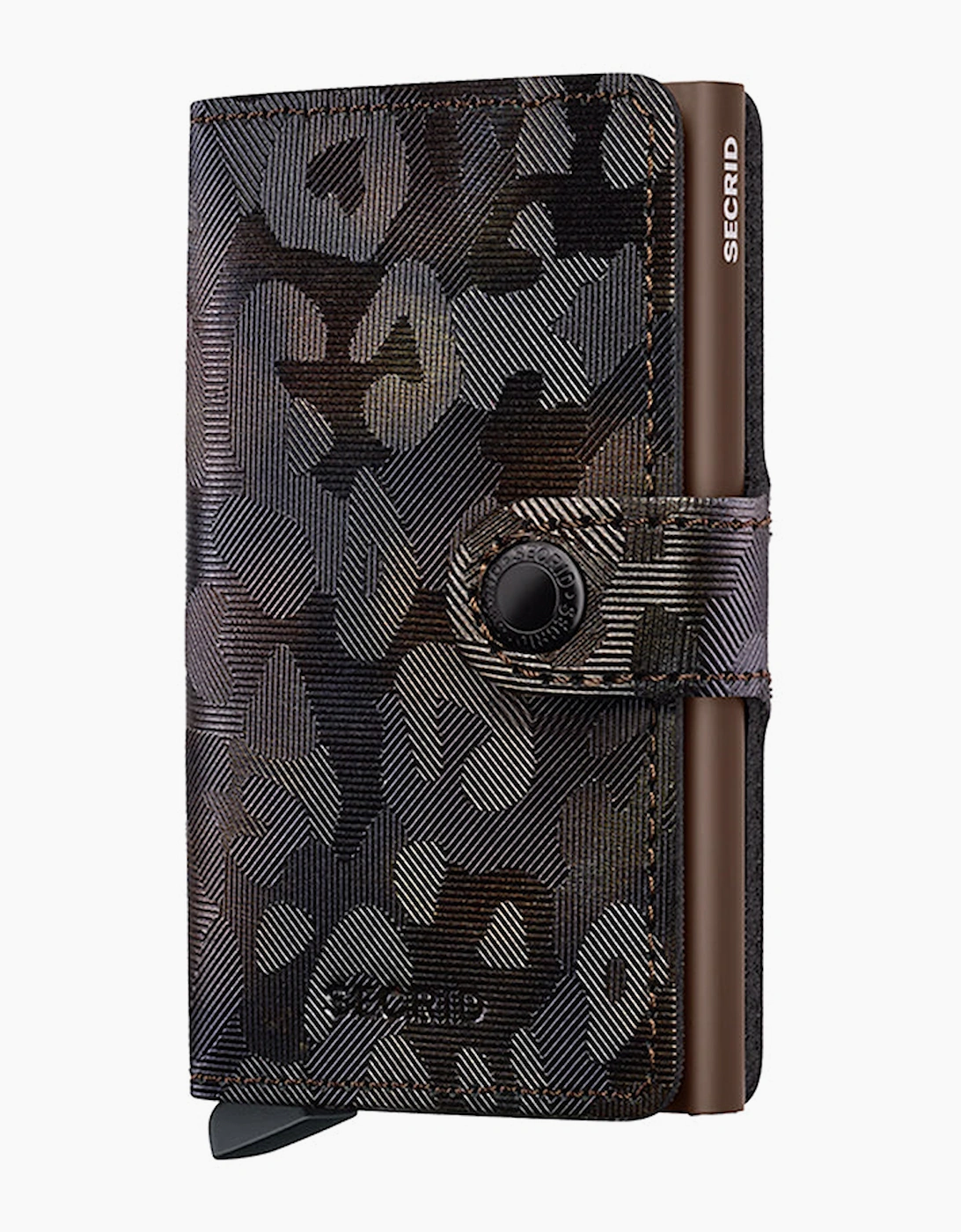Secrid Unisex Brown Mini Wallet Jungle Leather