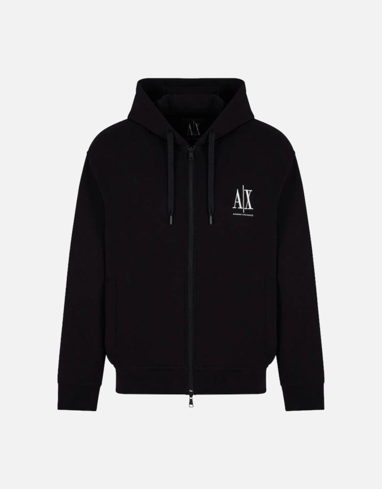 Exchange Felpa Zip Up Hoodie XM000371 AF10818 - Black