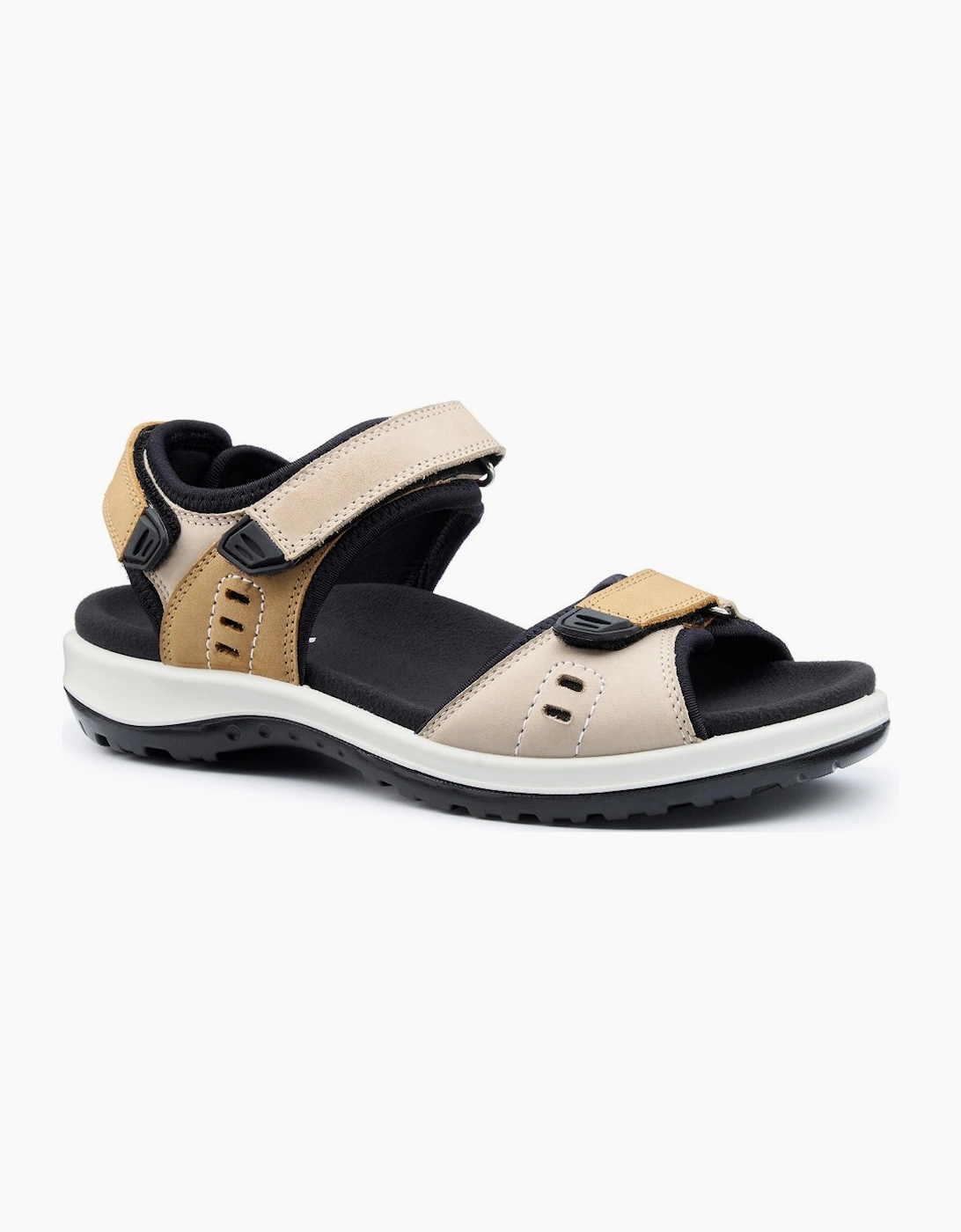 Hotter Women's Tan Walk Ii Sandals - Size: 4.5