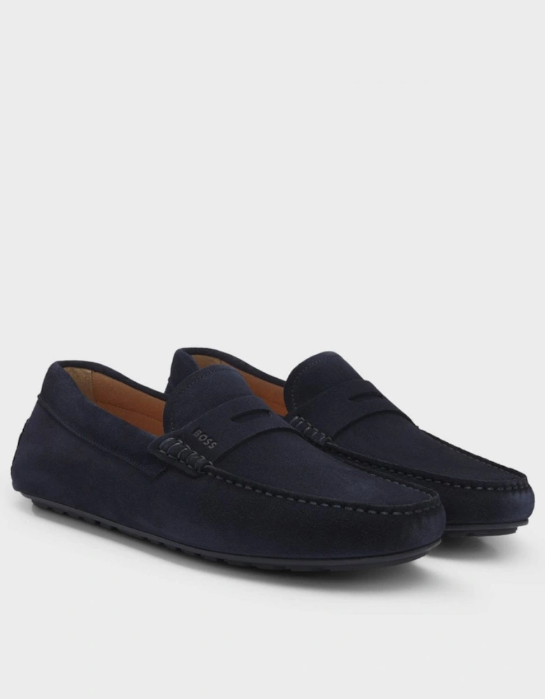 BOSS Orange Noel Mens Suede Driving Moccasins