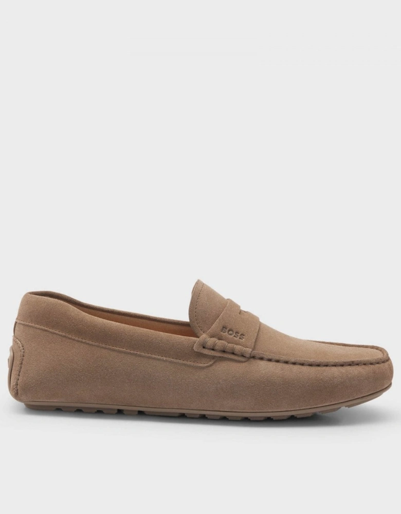 BOSS Orange Noel Mens Suede Driving Moccasins