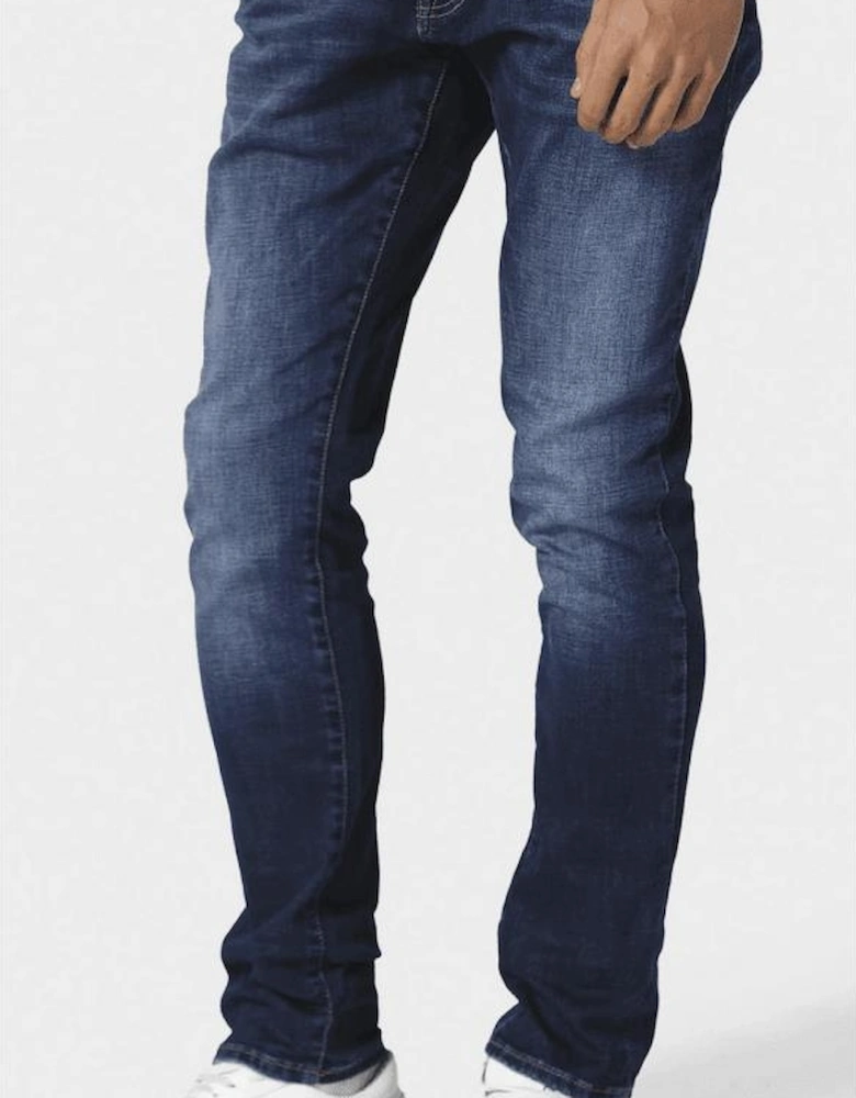 TODD 1020 Slim Fit Dark Blue Jeans