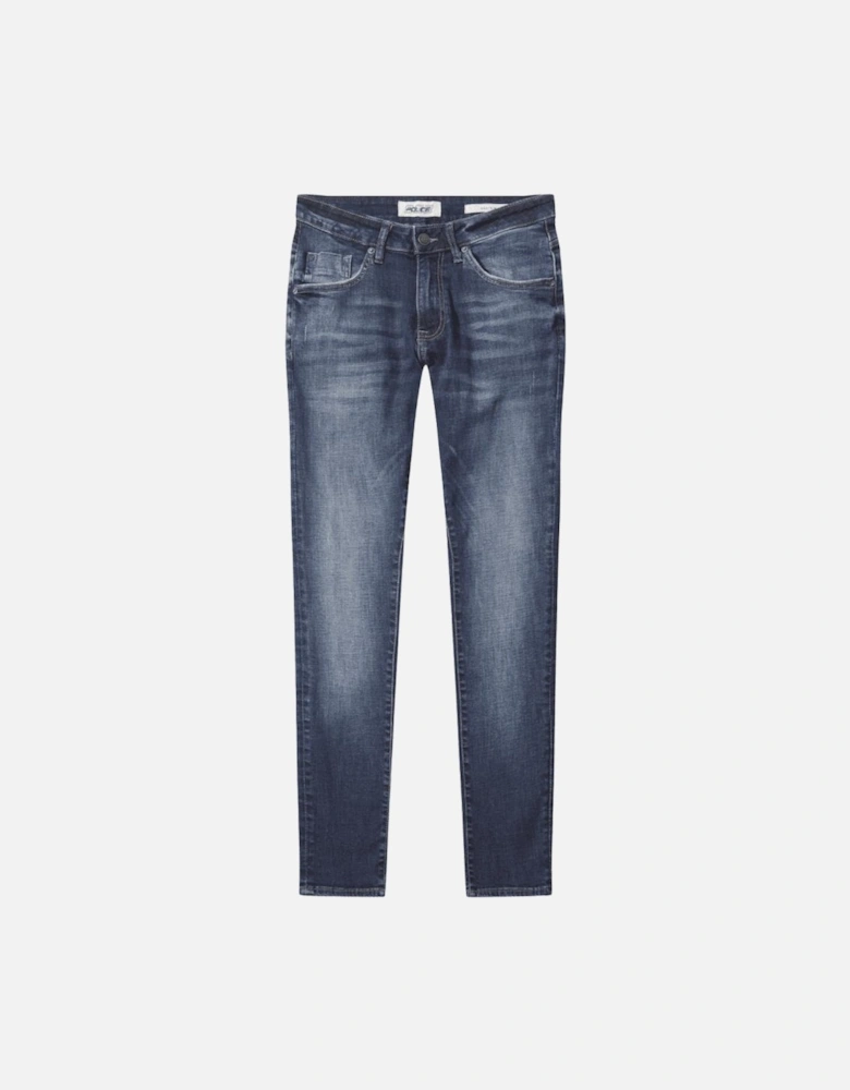 TODD 1020 Slim Fit Dark Blue Jeans