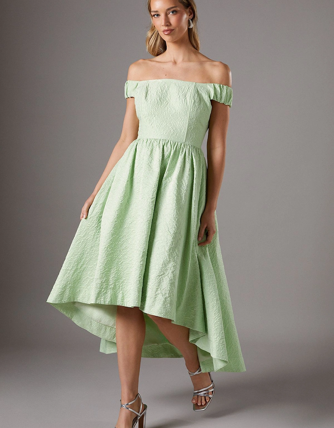 Off The Shoulder Puff Ball Dress, 2 of 1