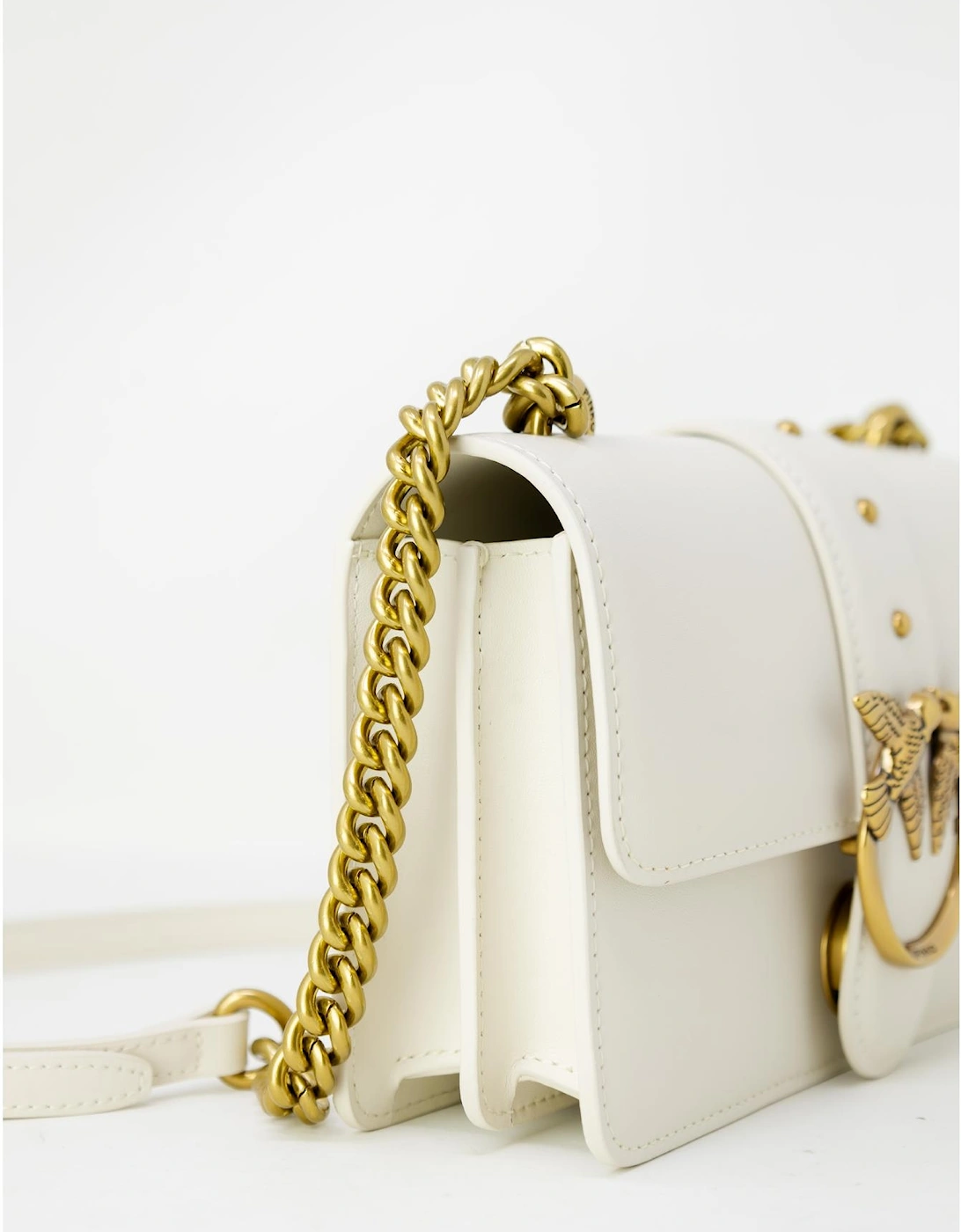 White Plain Polyester Womens Bag