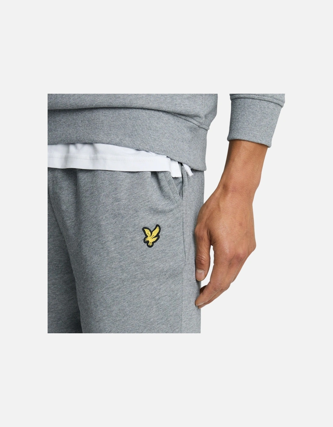 Lyle & Scott Mens Sweat Shorts Gym Yoga Beach Bermuda Cotton Terry Fleece Shorts