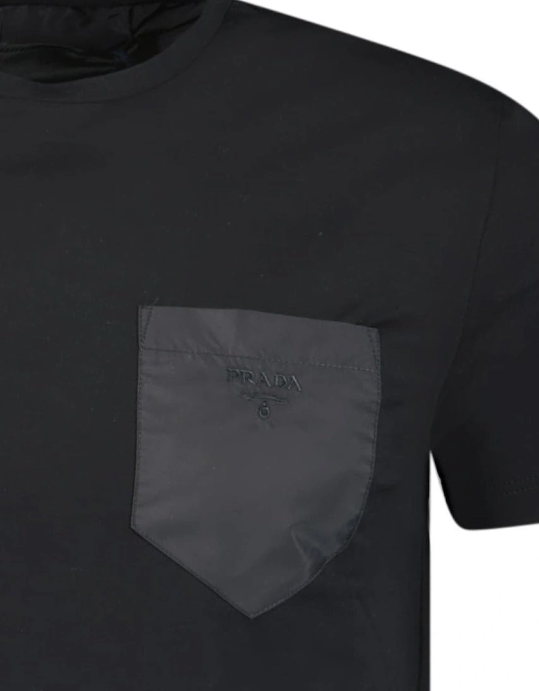 Nylon Pocket T-Shirt Black