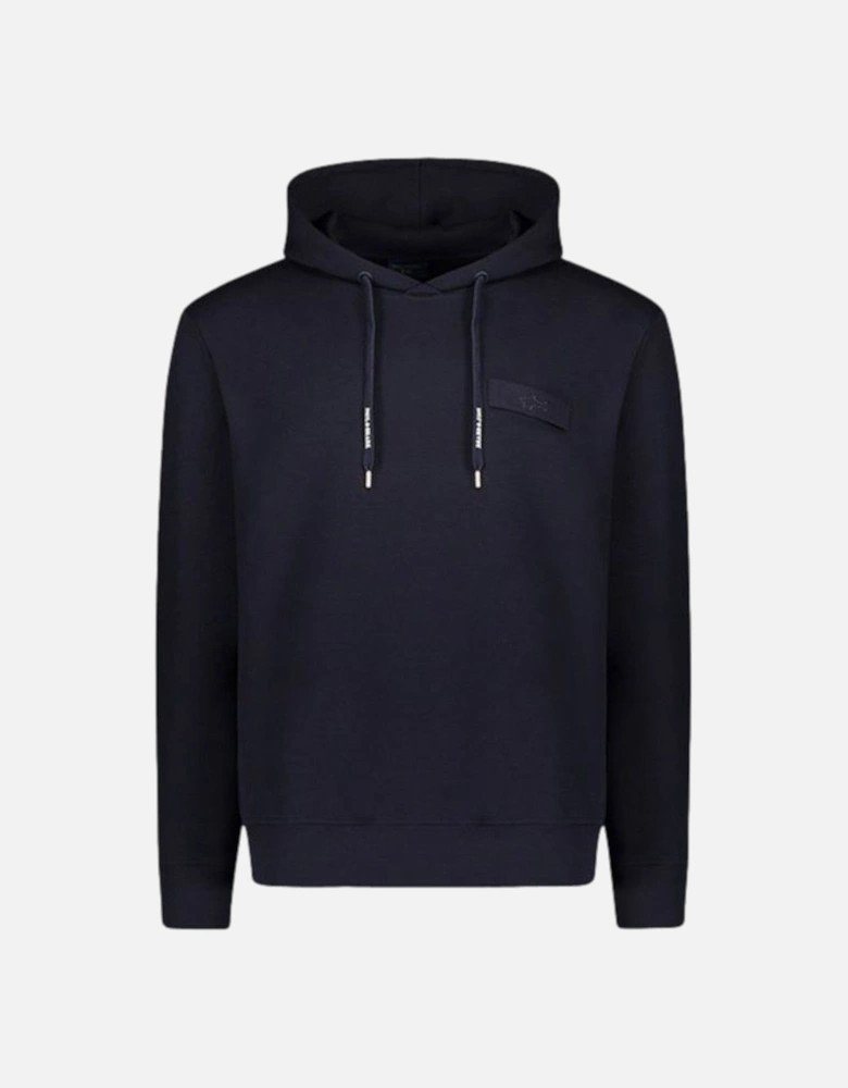 Embroidered Shark Active Fleece Hoody 050 Navy