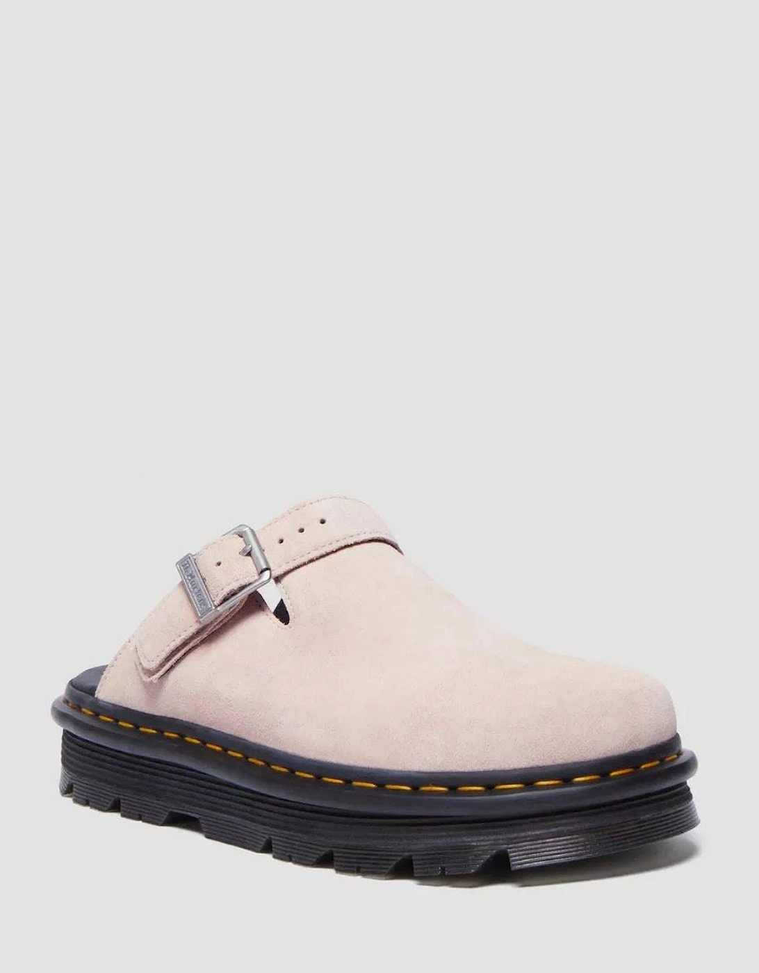 Dr. Martens Zebzag EH Suede Women's Powder Pink Mules