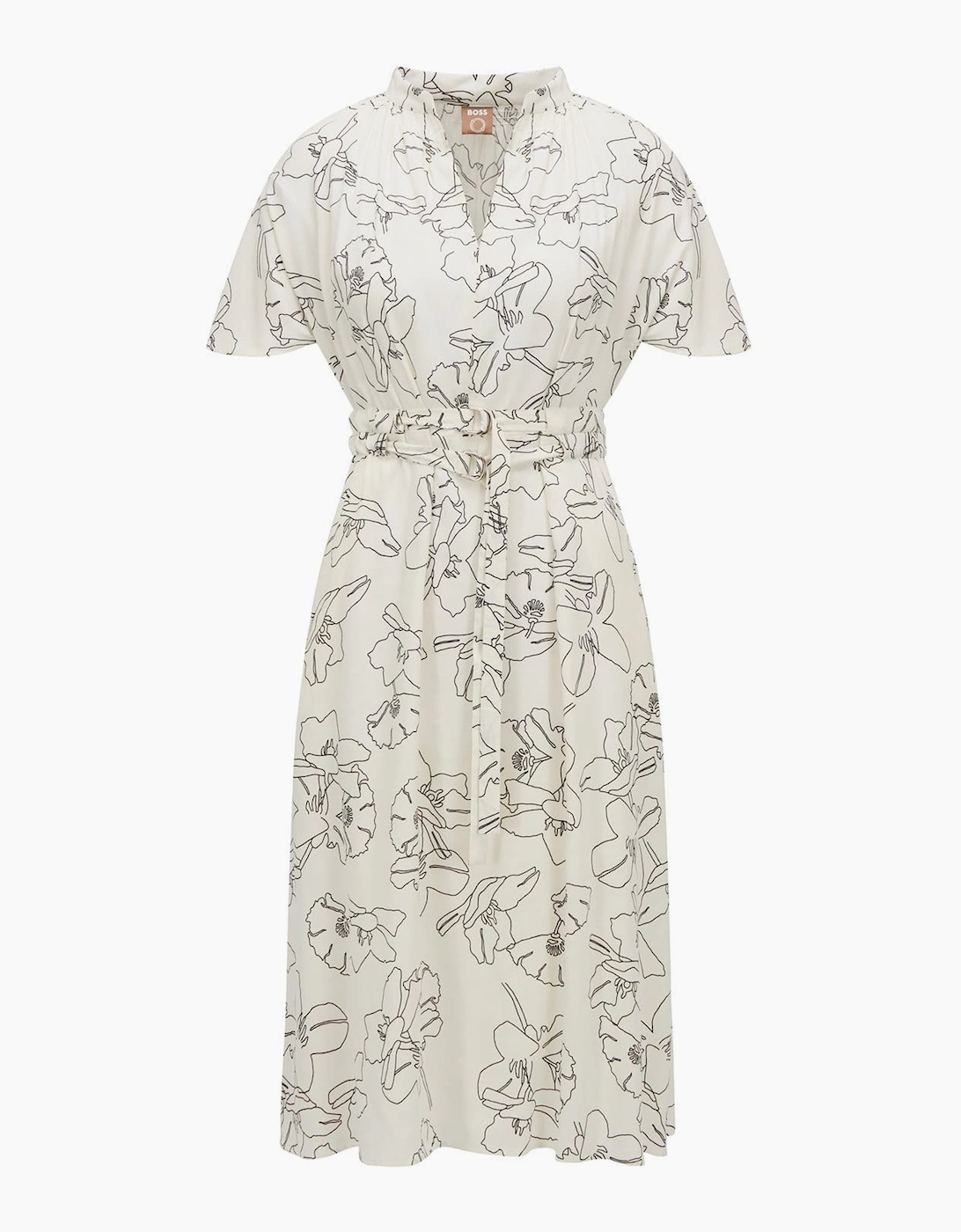 Hugo Boss Women's Dalluah Dress - Multi - Size: 8