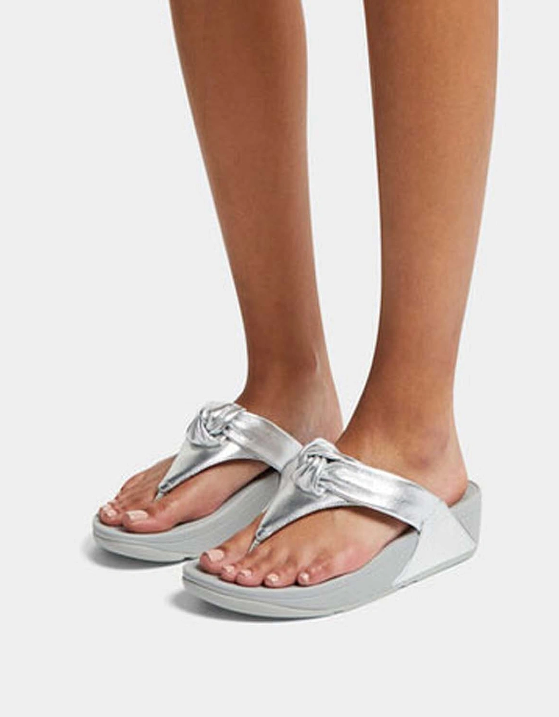 Lulu Padded Knot Toe-Post Sandals