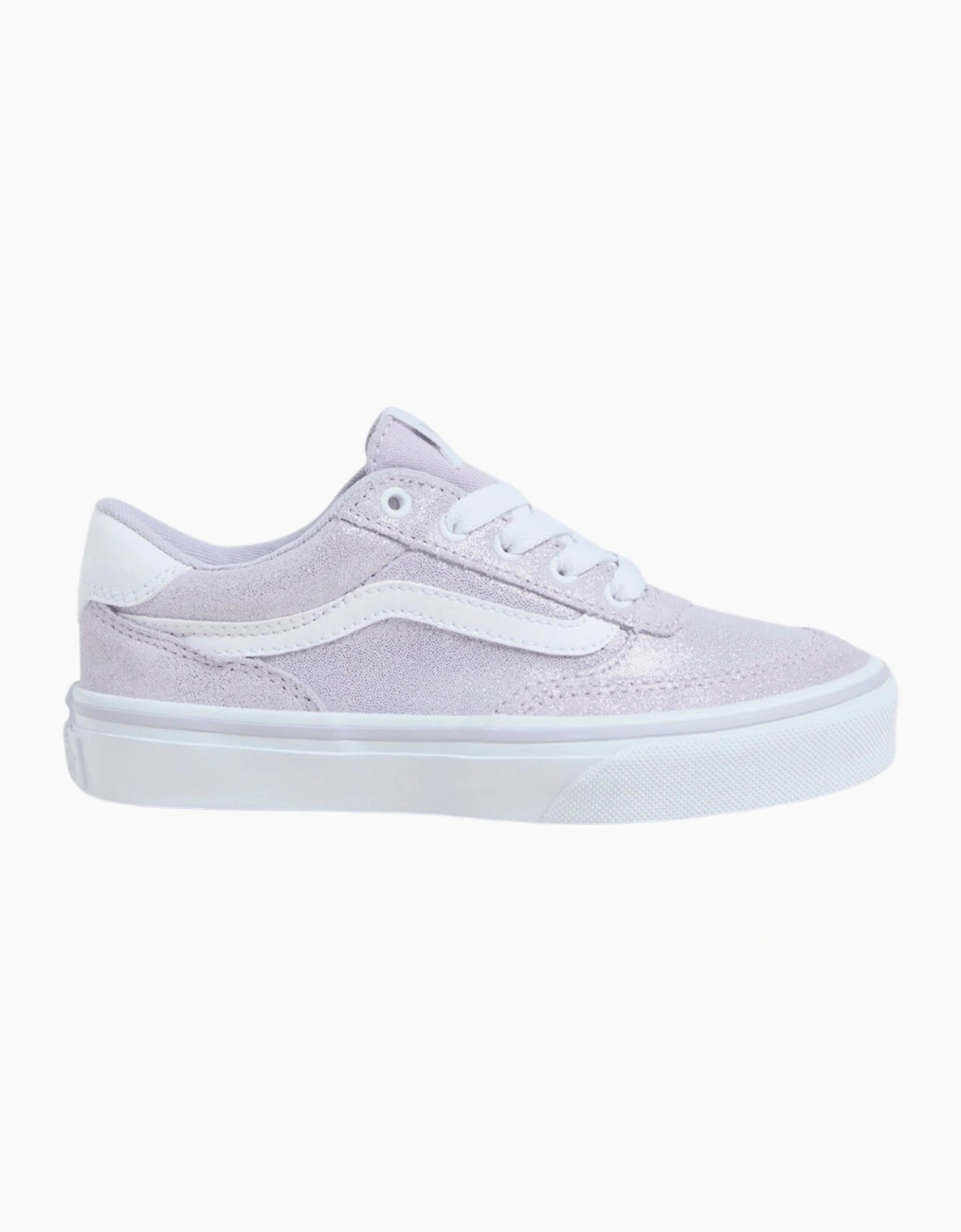 Vans Kids Brooklyn Ls Canvas Trainers - Purple - Size, 2.5 Uk