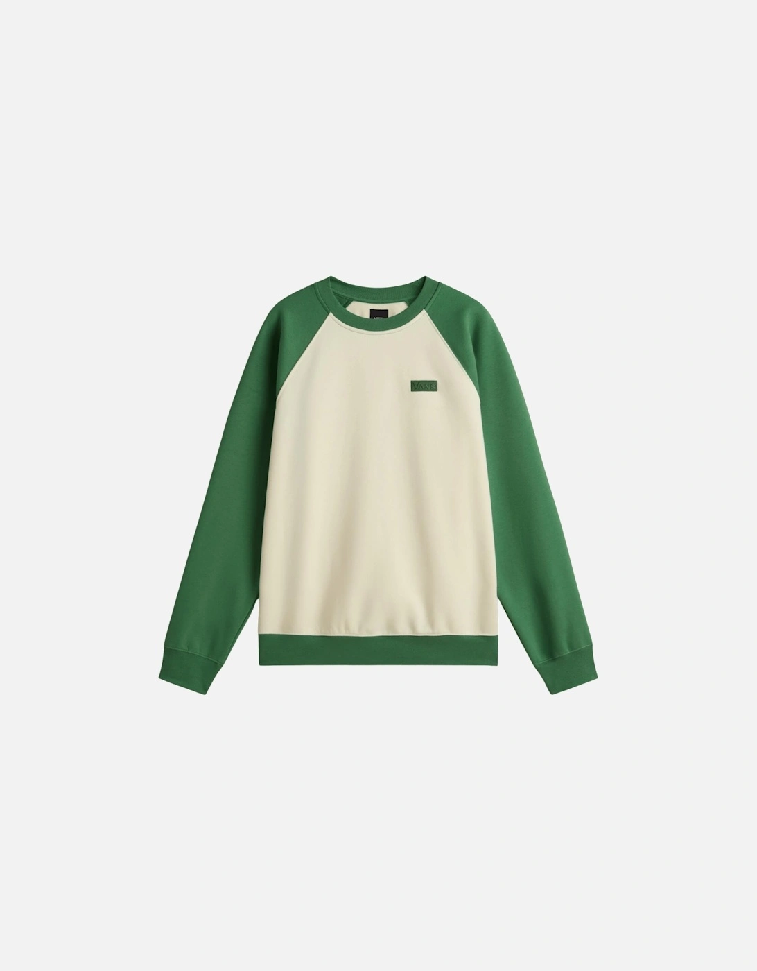 Mens Core Basic Raglan Crew Sweatshirt, 2 of 1