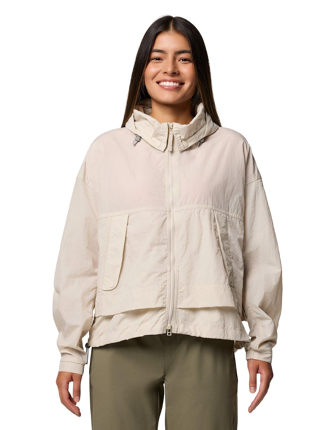 Women's Paracutie 2 Windbreaker - Beige, 2 of 1