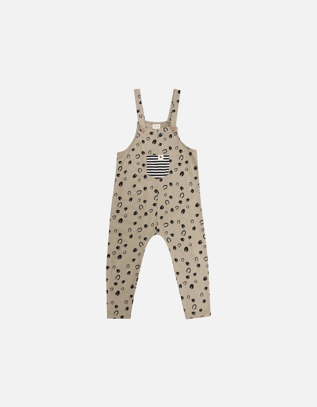 Kids Clip Clop Dungarees - Stone, 2 of 1