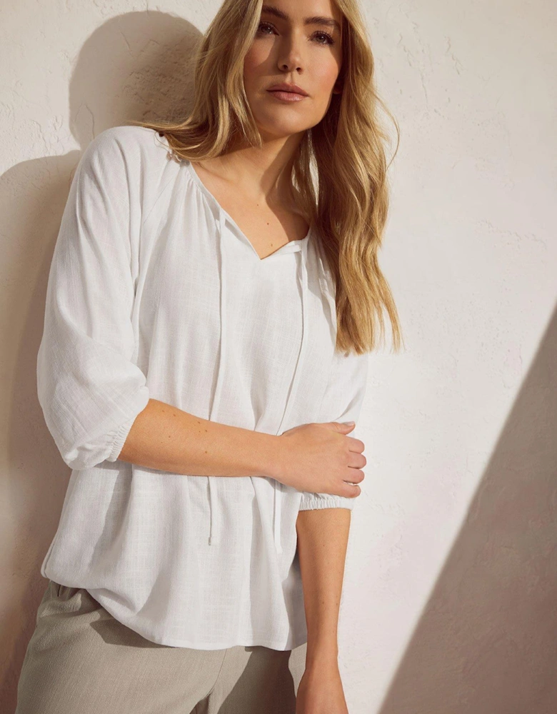 Tall Gypsy Linen Top