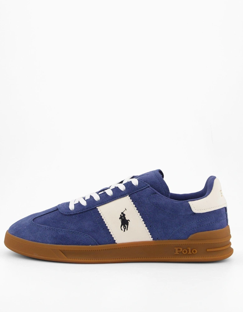 Heritage Area Pp Suede Trainers - Navy