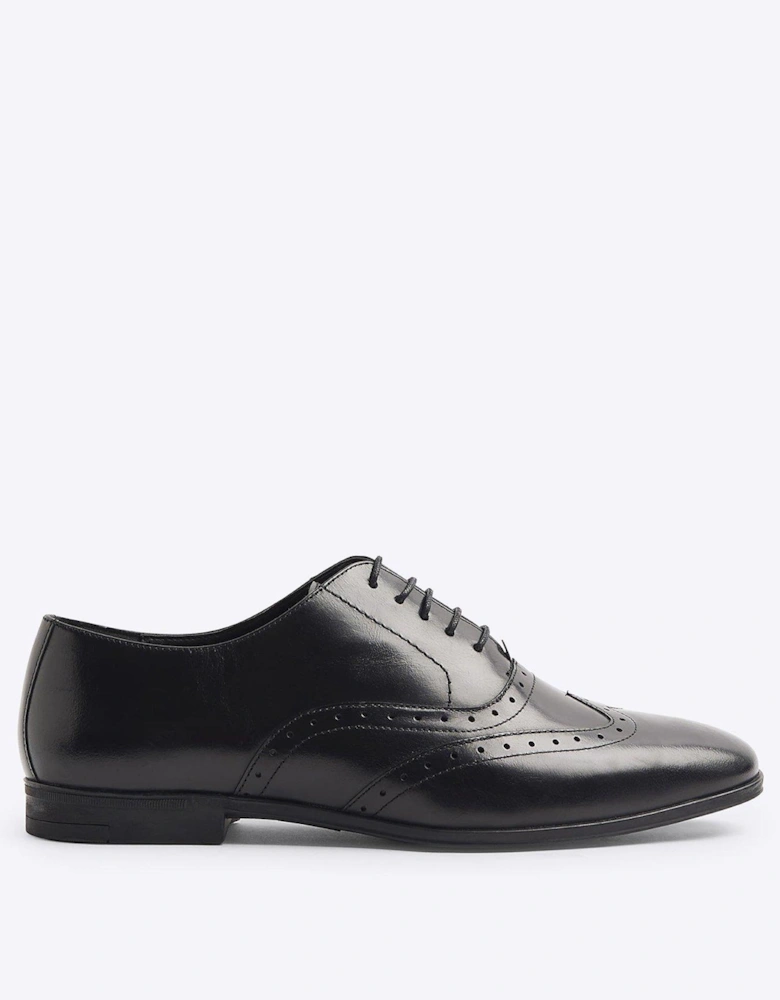 Leather Wide Fit Oxford Brogues