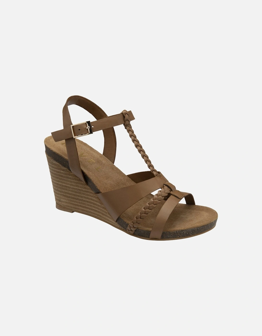 Ravel Women's Brown Ardo Wedge Sandals - : Size 3