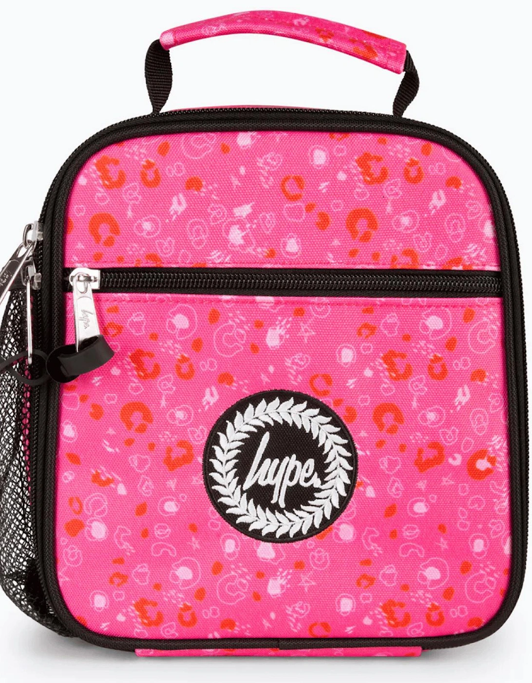 Hype Unisex Pink Girls Leopard Print School Lunch Box - Size: One Size Kids