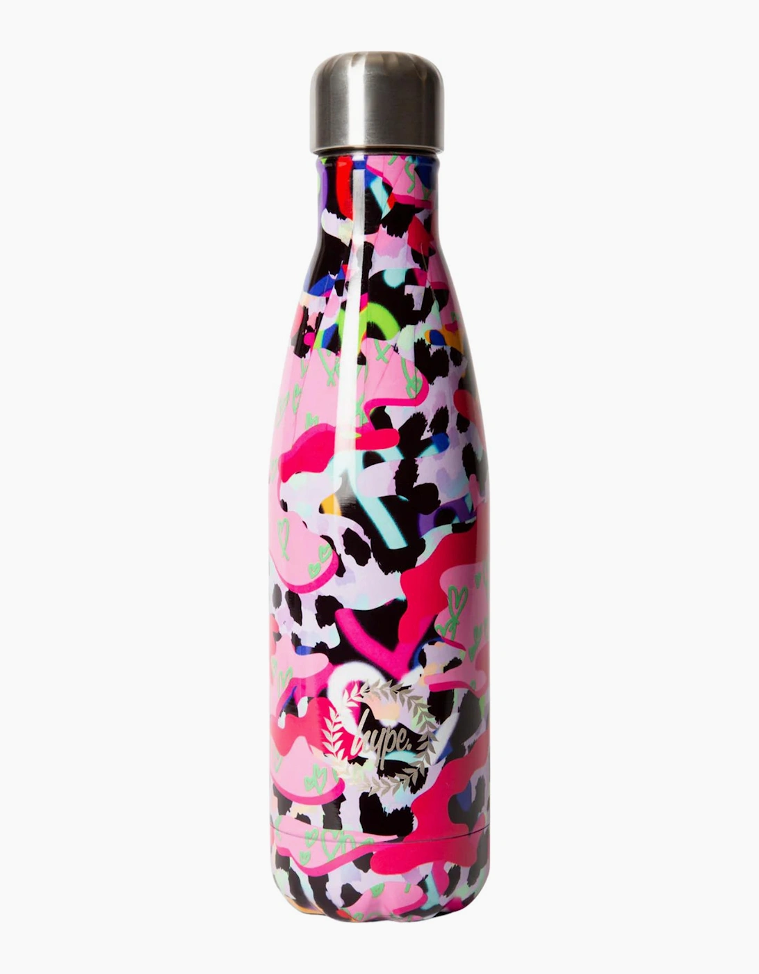 Hype Unisex Pink 500Ml Multi Patterns Water Bottle - Image 4