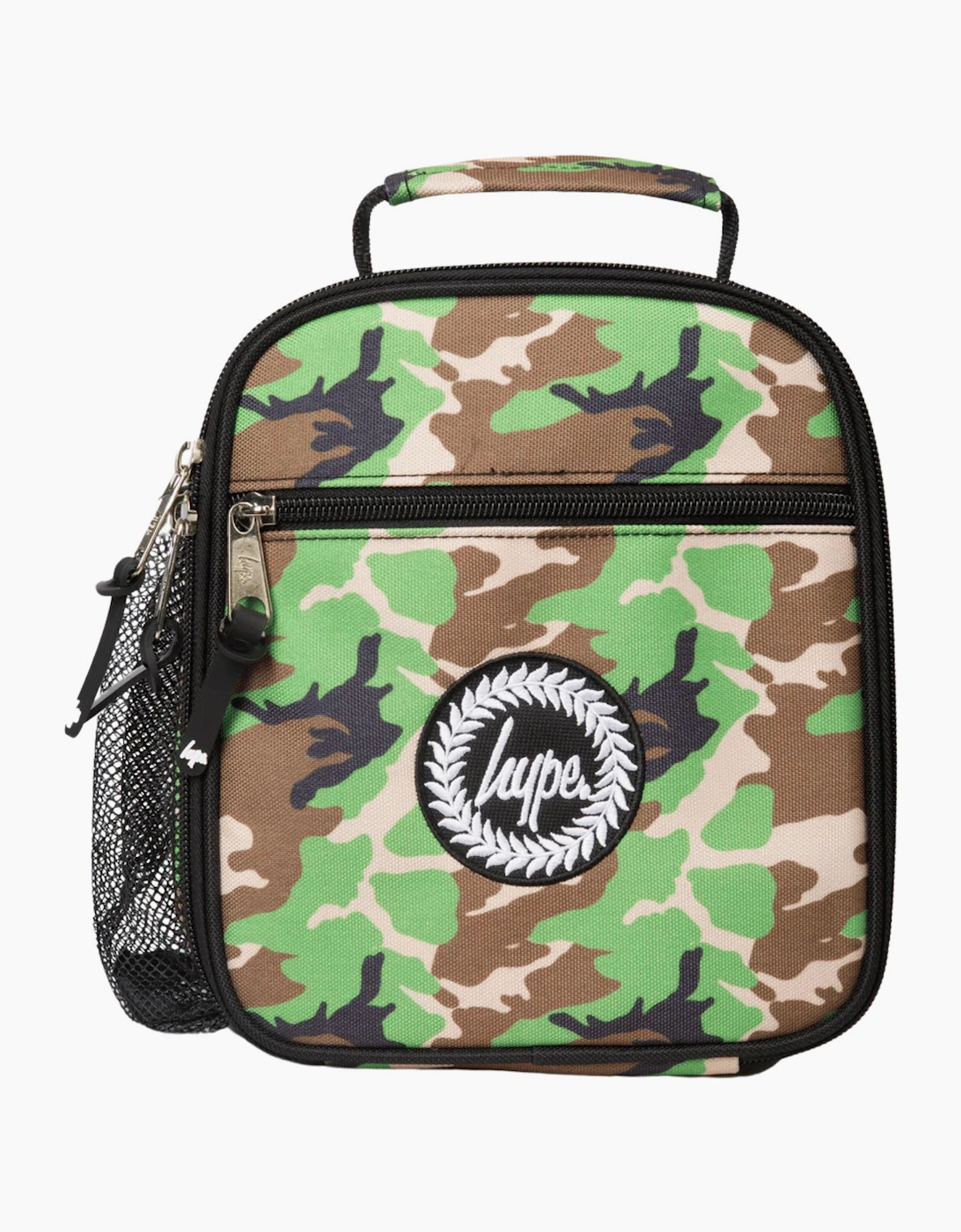 Hype Unisex Green Camo Crest School Lunch Box - Camo - Size: One Size Kids