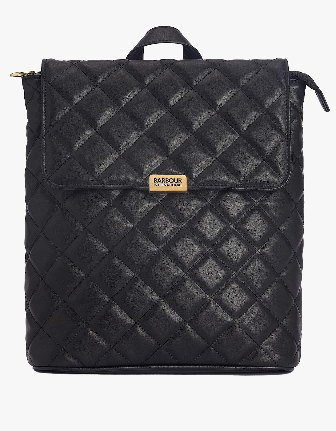 Women's Barbour QUILTED HOXTON Womens Backpack Black