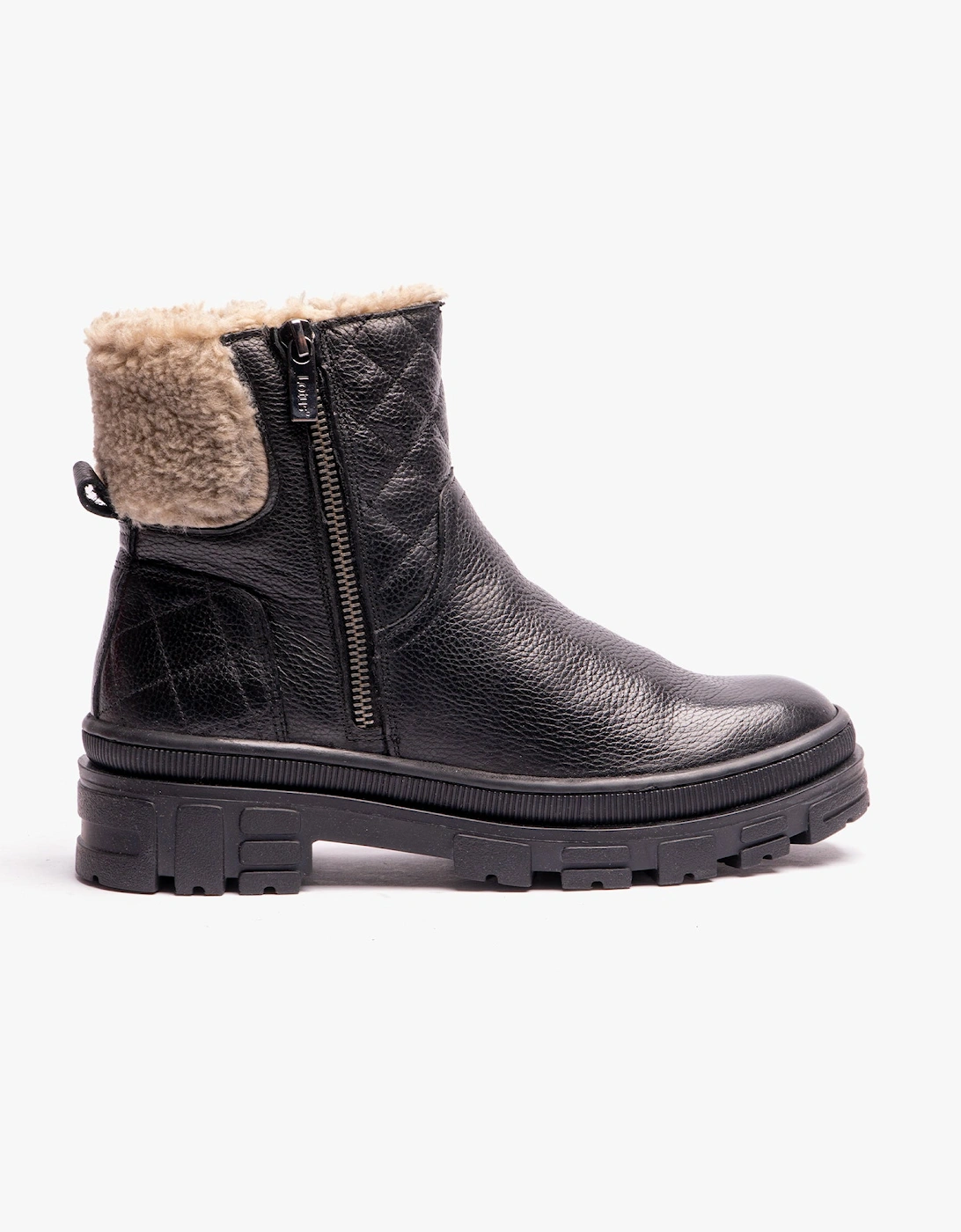 Women's Lotus LAVIGNE Womens Ankle Boots Black - Size: 8