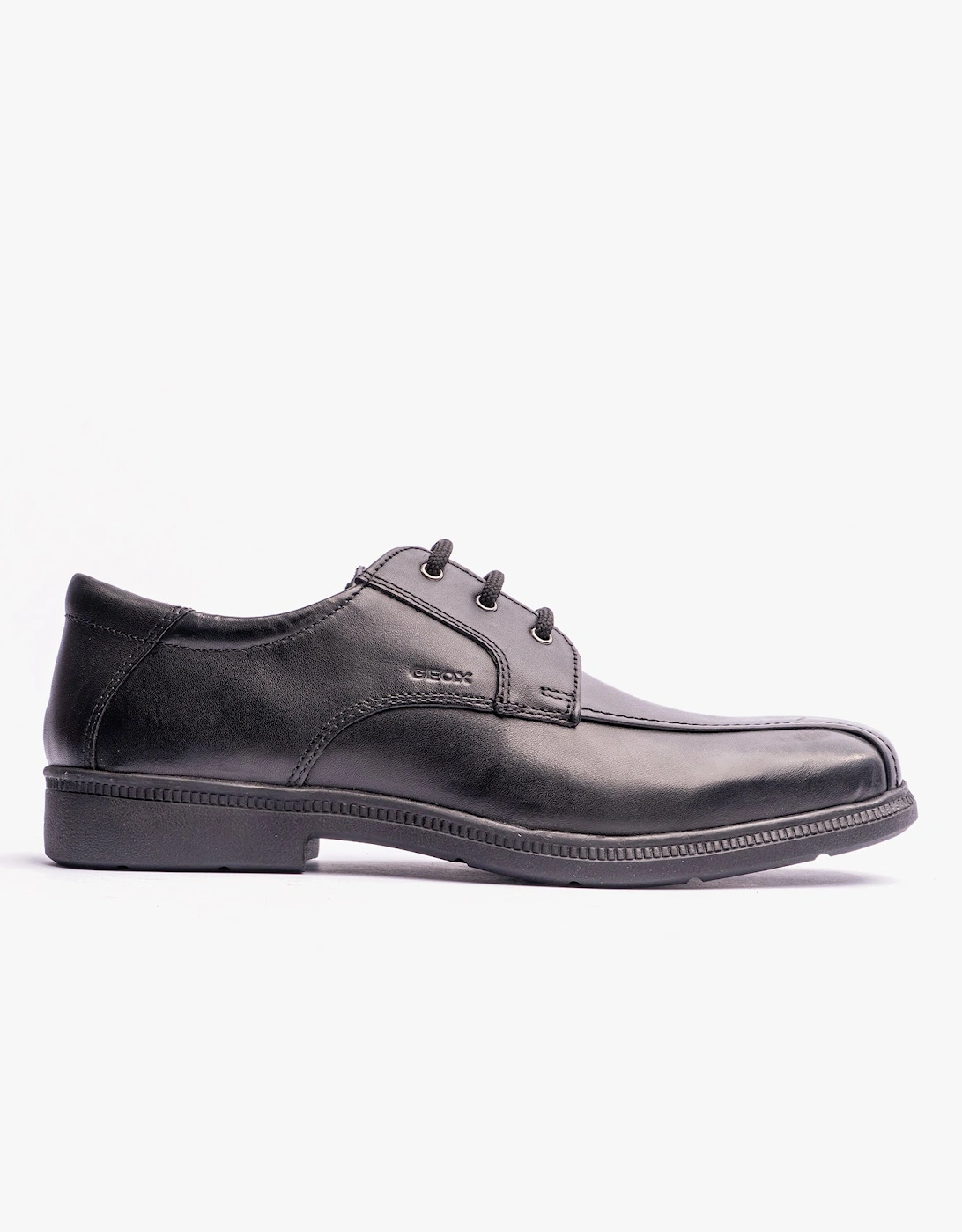 Geox Boys Black 'S Federico H Leather School Shoes - : Size 6.5 Kids