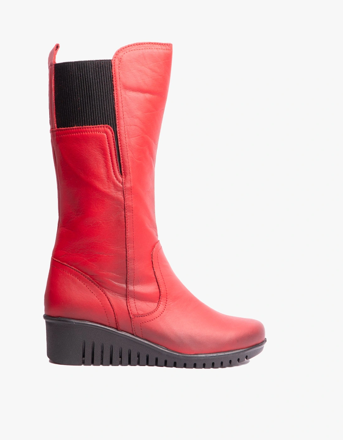 Lotus Women's Red Fitzgerald Tall Boots - : 8 Uk Size 8