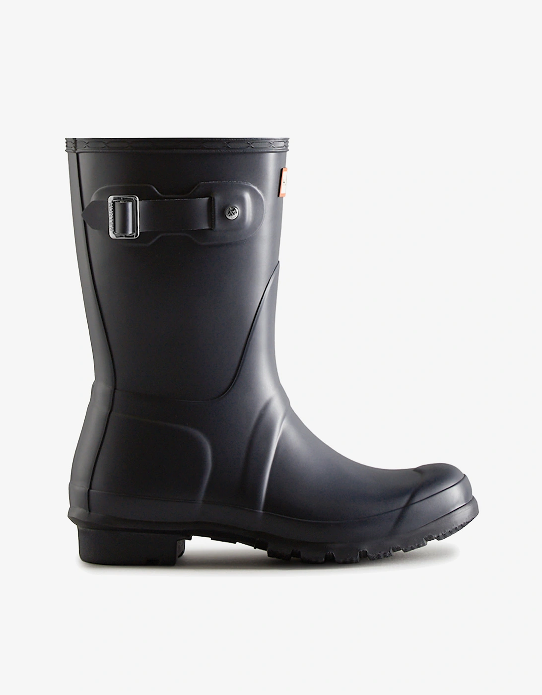 Women's Hunter ORIGINAL SHORT Womens Wellies Navy - Blue - Size: 4