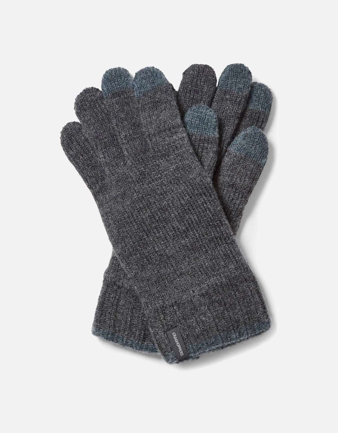 Craghoppers Men's Craghoppers Logo Winter Gloves - Grey