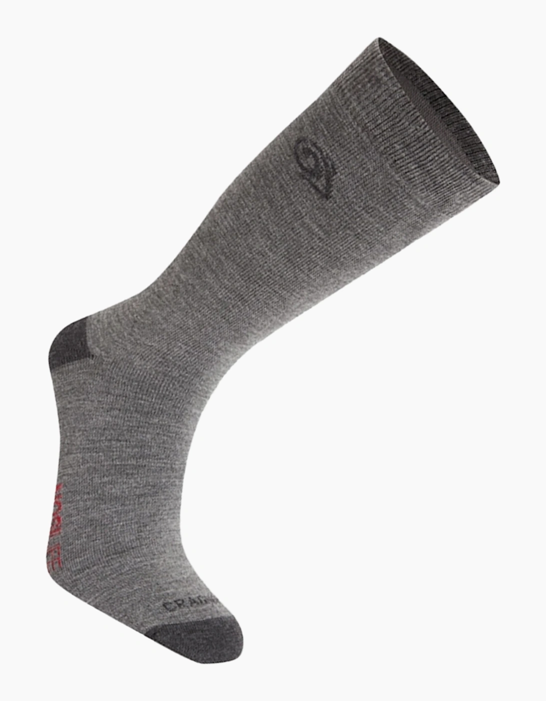 Craghoppers Unisex Grey Adult Wool Blend Insect Repellent Boot Socks  3/3.5/4/4.5/5/3.5/4/4.5/5/3 Size 3