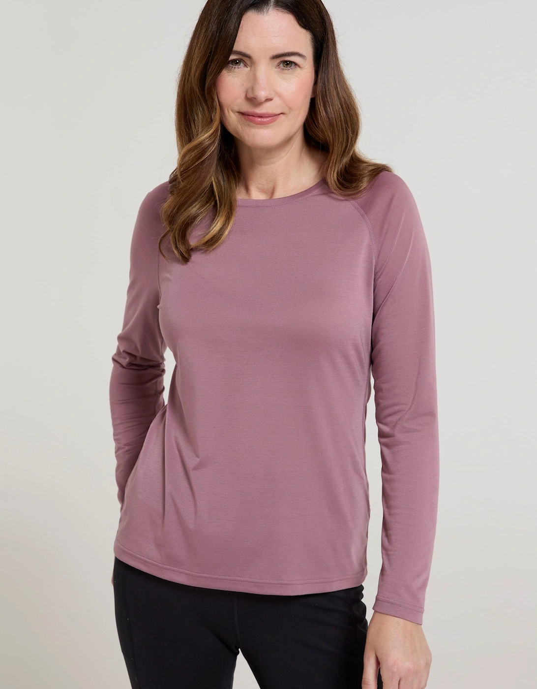 Mountain Warehouse Women's Grey / Quick Dry Long-Sleeved Top - Size: 12