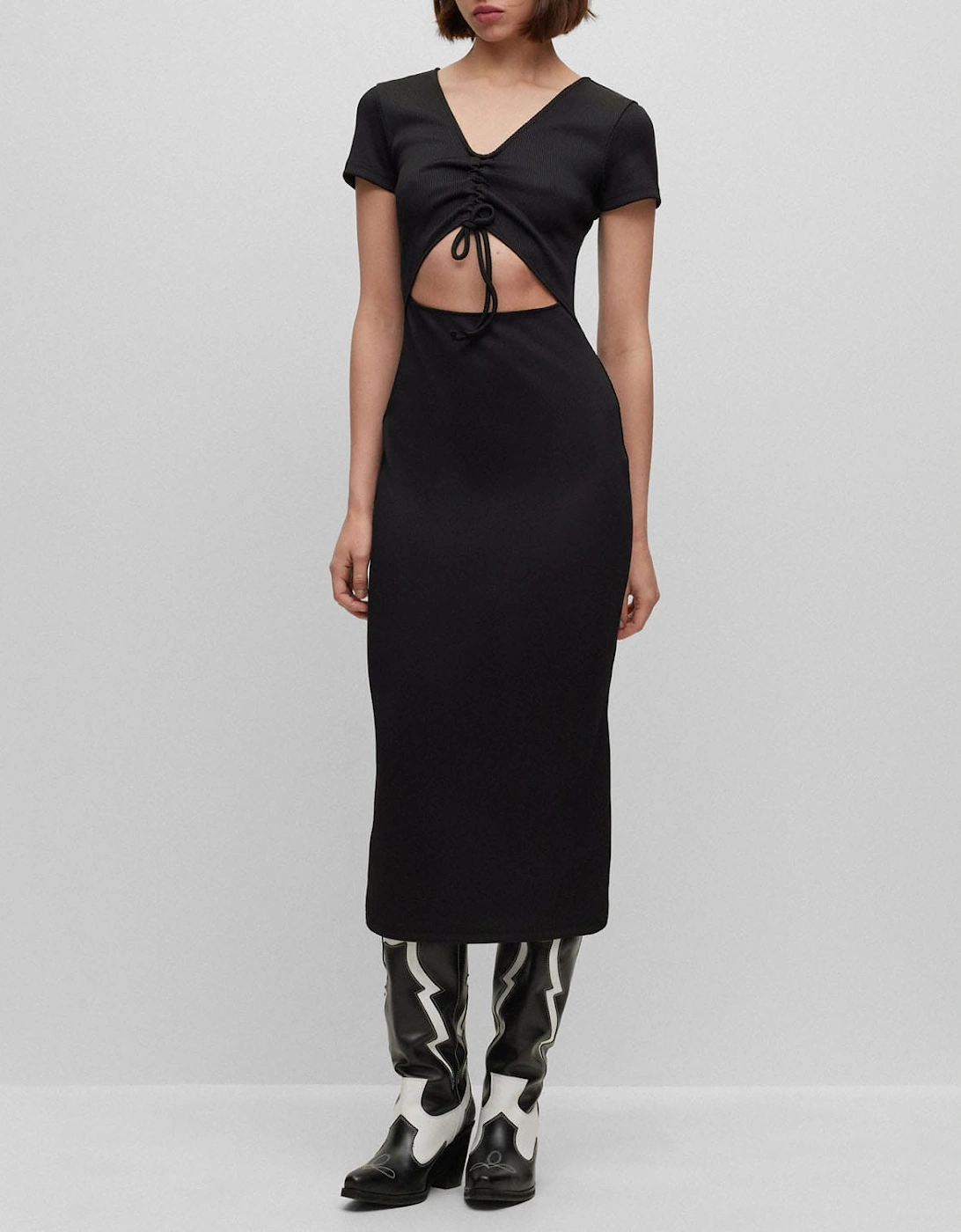 Hugo Boss Women's Nalexi Dress - Black - Size: 12