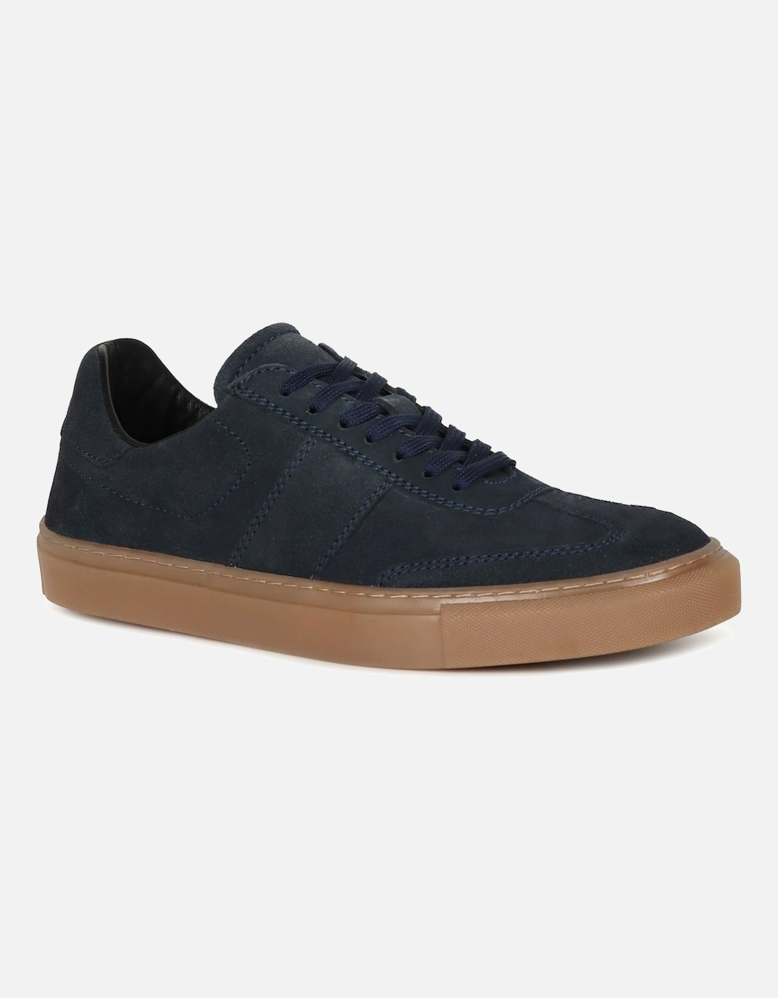 Hush Puppies Men's Black Riley Trainers - Size 8