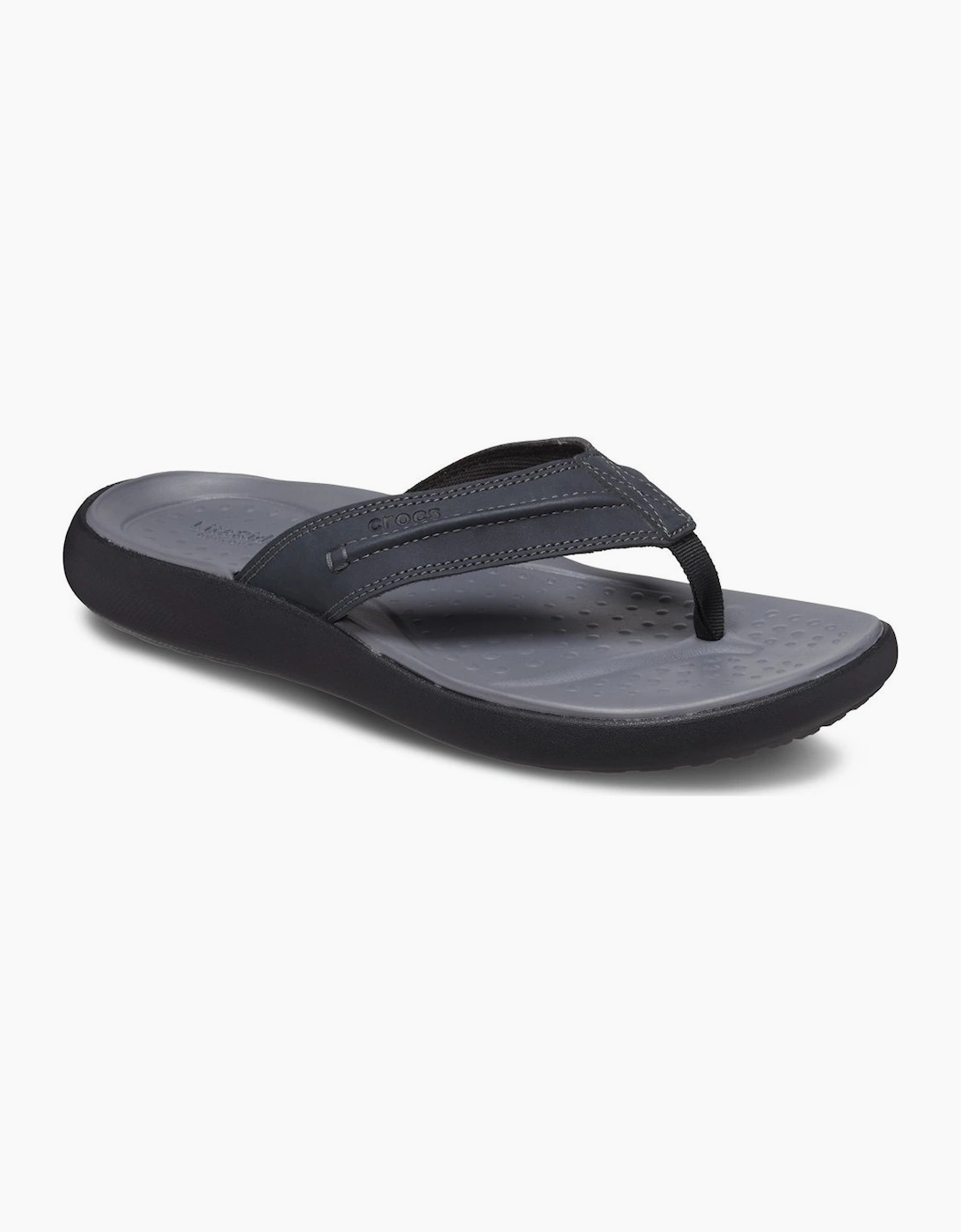 Crocs Men's Yukon Vista II Flip Mens Toe Post Sandals - Black - Size: 8